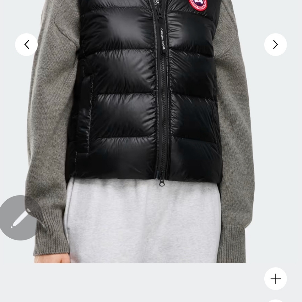 Canada Goose Black Puffer Vest